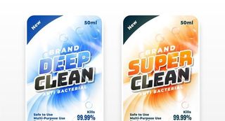 洗衣液标签图片