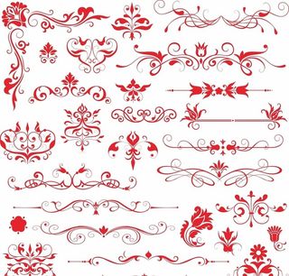 欧式边框花纹素材图片