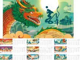 2024 龙台历图片