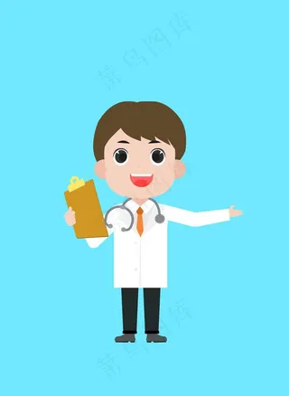男医生看病免抠图图片