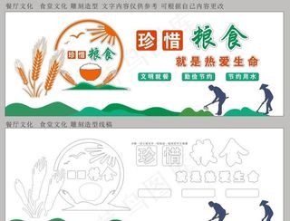 食堂文化墙图片