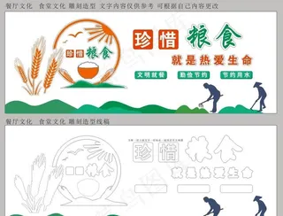 食堂文化墙图片