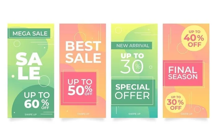 促销海报图片ai矢量模版下载