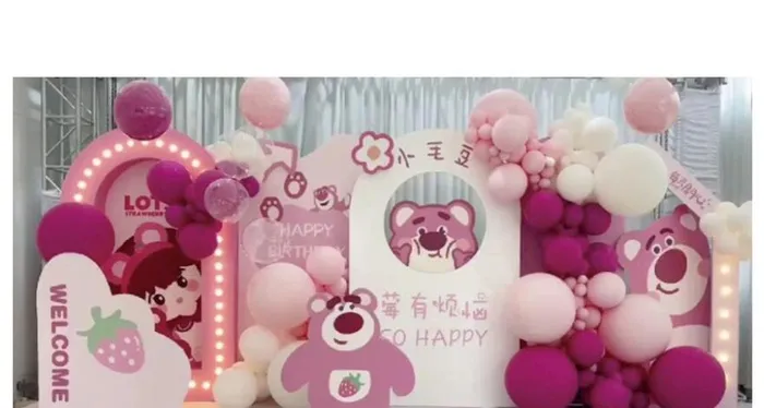 生日宴 平面图图片ai矢量模版下载