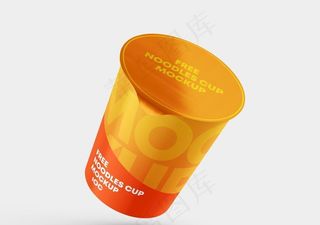 泡面桶样机图片