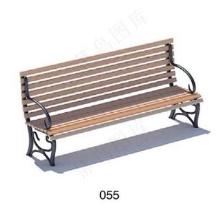 C4D模型 长椅  图片