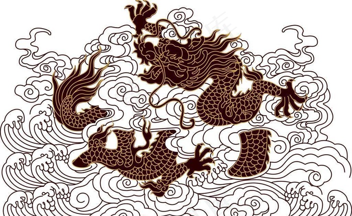 龙图片ai矢量模版下载