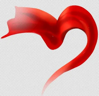 飘带红绸绸缎飞舞公益海报素材图片