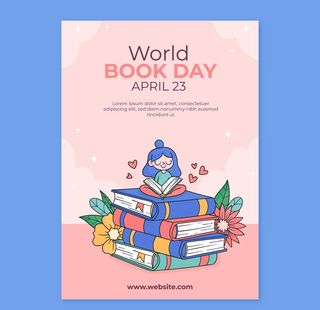 世界读书日海报图片