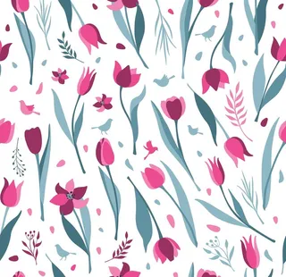 郁金香图案图片