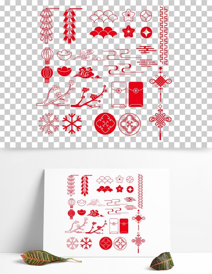 春节元素图片