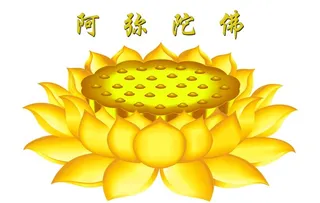 黄色莲花,往生莲,佛光普照,佛艺术字