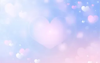 唯美浪漫爱心背景图片