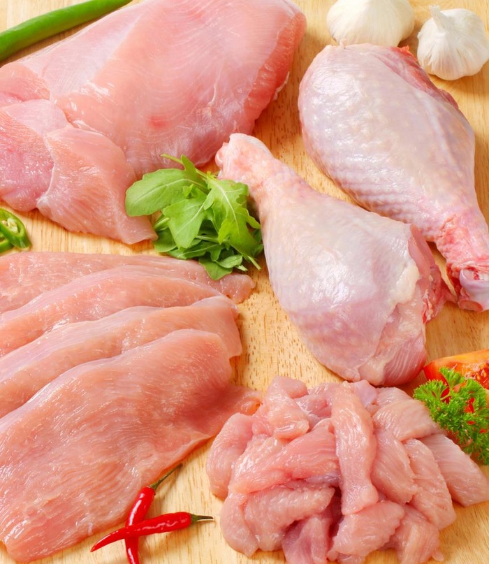 冷鲜鸡肉图片