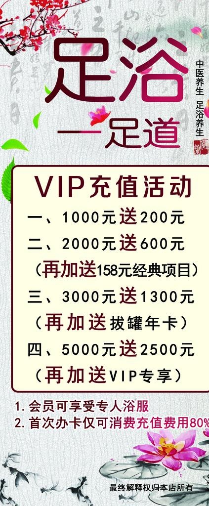 足浴充值图片(2268x5102)psd模版下载