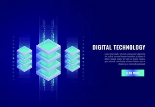 蓝色科技素材图片