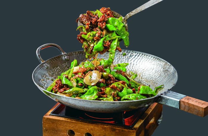 辣椒炒肉图片