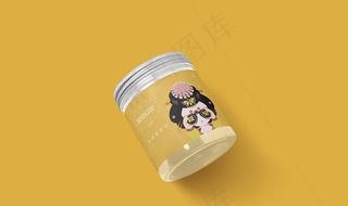 透明罐样机图片