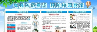 校园欺凌知识教育展板图片