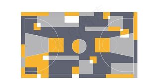 篮球场设计图片