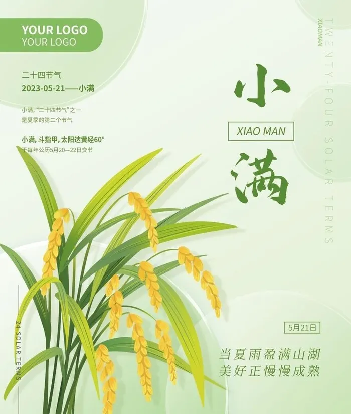 小满图片(3543x4724)psd模版下载