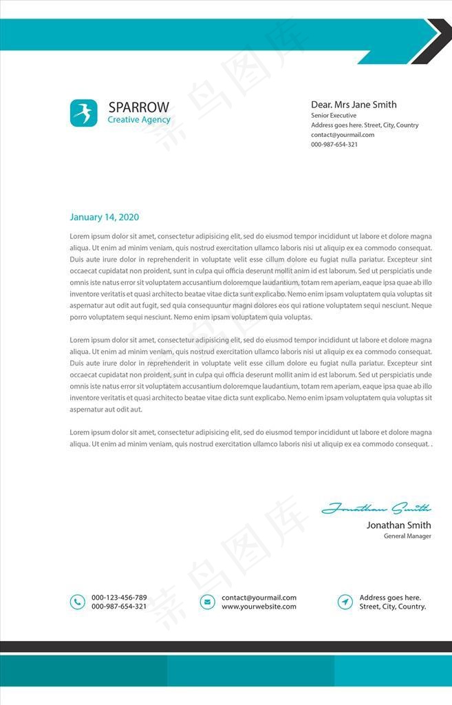 公司信纸书签设计图片