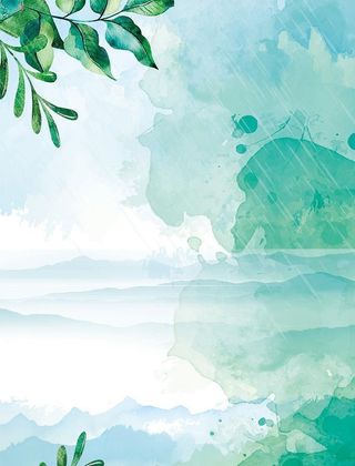 彩绘春天气息海报图片