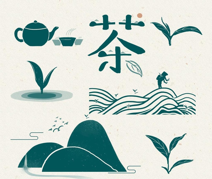 茶叶元素图片