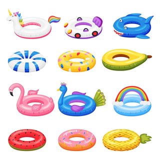 卡通游泳圈图片