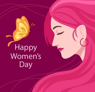 女神长发美女插图图片