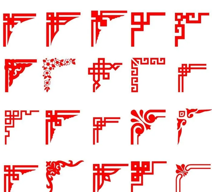 中式边框图片(2362x2362)psd模版下载