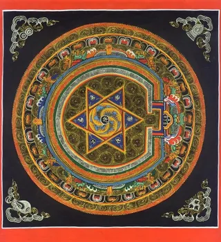 藏式唐卡,藏式图案,坛城,唐卡,神像,