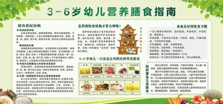 3至6岁幼儿营养膳食指南图片