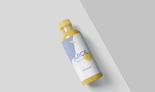 塑料果汁饮料瓶子包装样机 图片