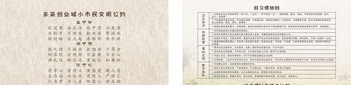 小学生,十大好习惯,中小学生守则,
