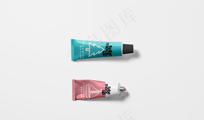 牙膏软管包装盒样机图片