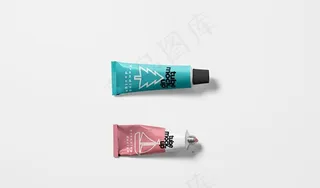 牙膏软管包装盒样机图片