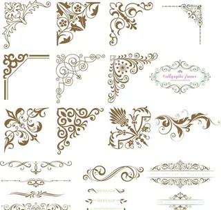 欧式花纹图片