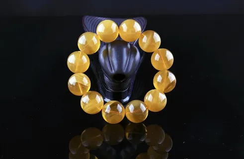 陈万福蜜蜡手串图片