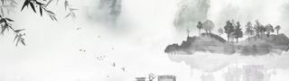 山水水墨背景图片