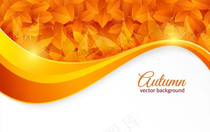 橙色背景图片ai矢量模版下载