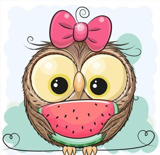 卡通猫头鹰图片