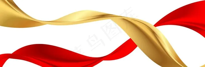 飘带丝带图片(2835x1020)psd模版下载