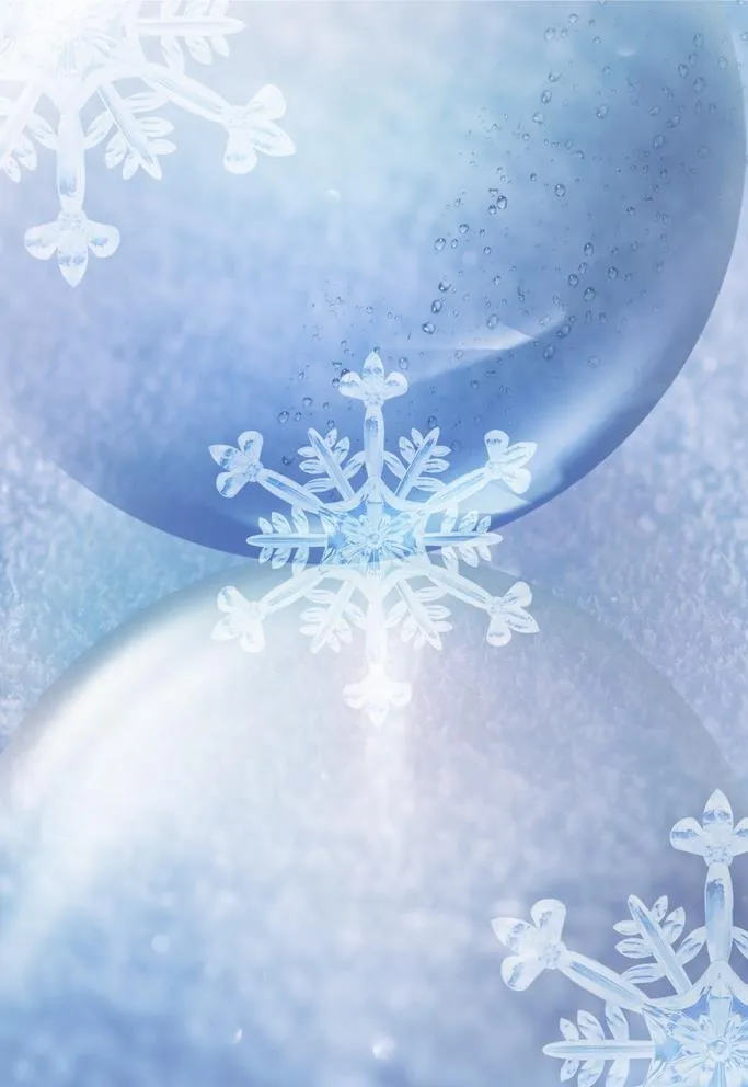 雪花背景图片