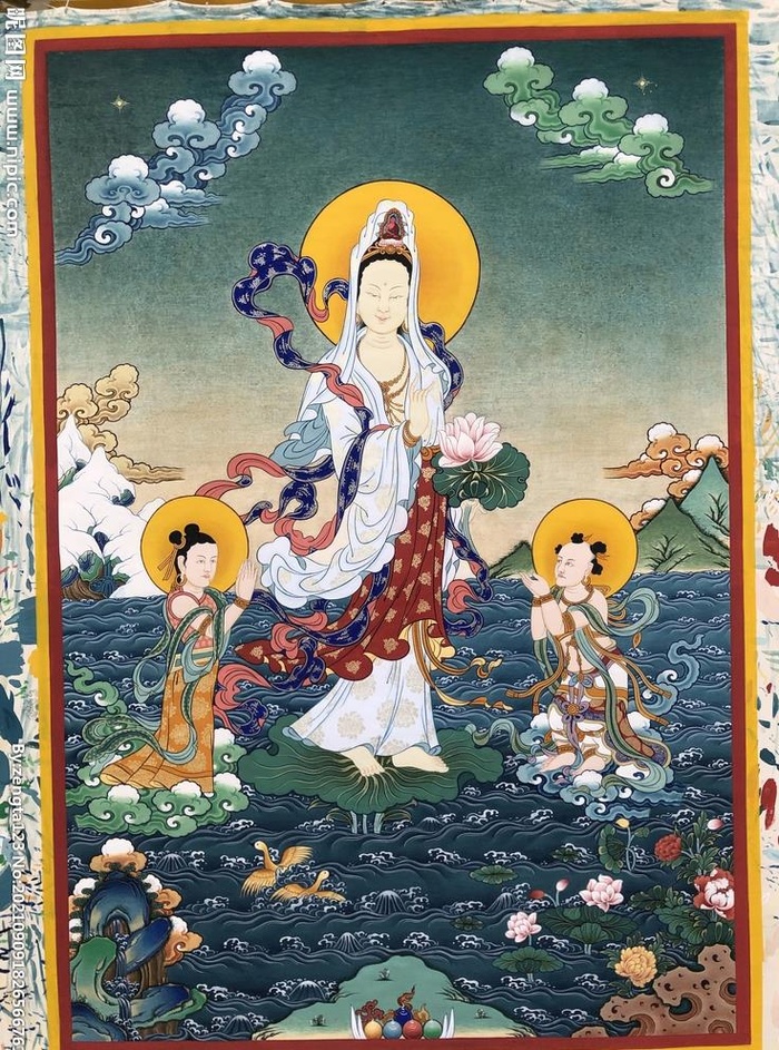 藏式唐卡图片