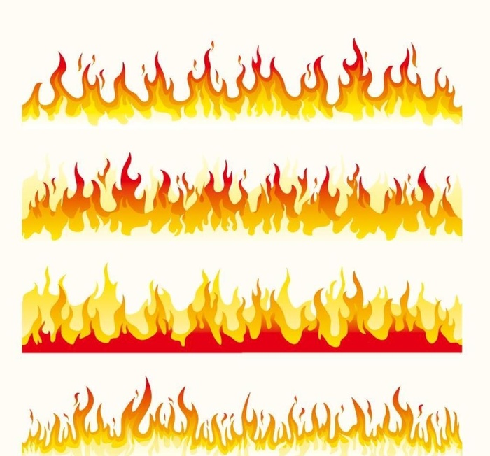 卡通火焰 矢量火焰图片