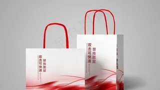 手提袋样机图图片