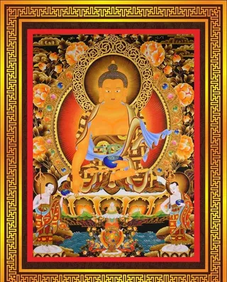 释迦摩尼唐卡图片