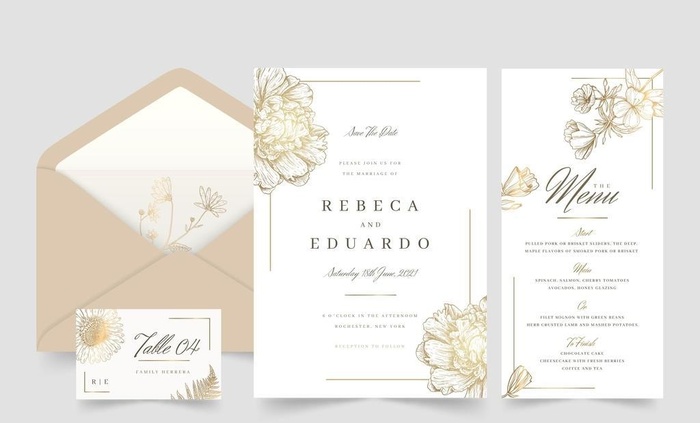 婚礼邀请函图片