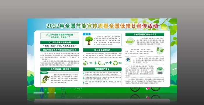 2022年节能宣传周图片cdr矢量模版下载